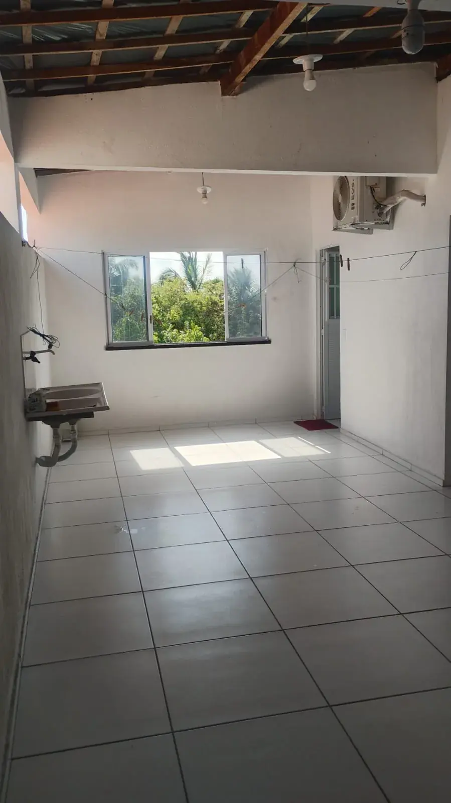 Área de lazer compartilhada da pousada